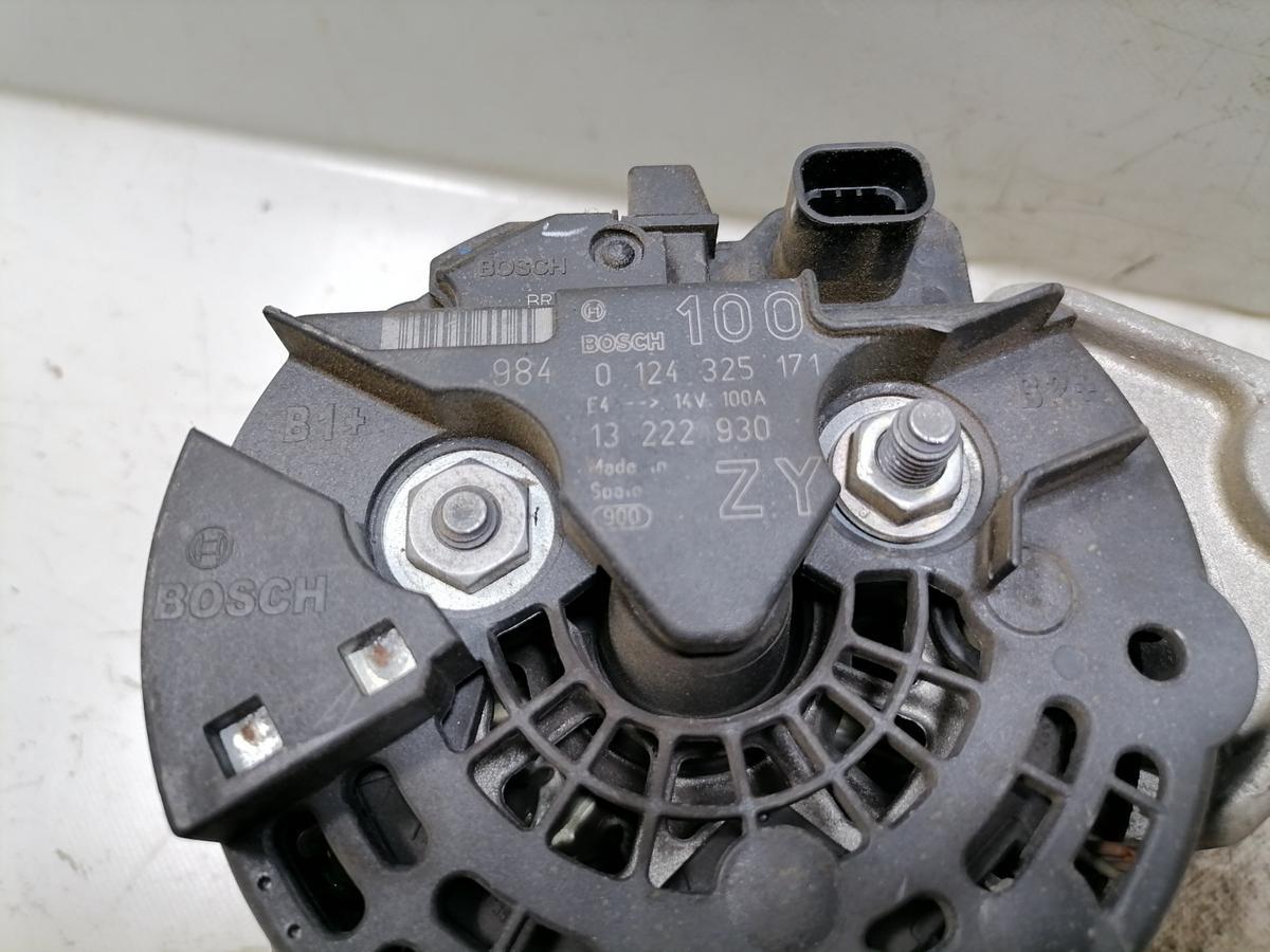 Opel Astra H original Lichtmaschine Generator 1.4 66kW Bj.2009